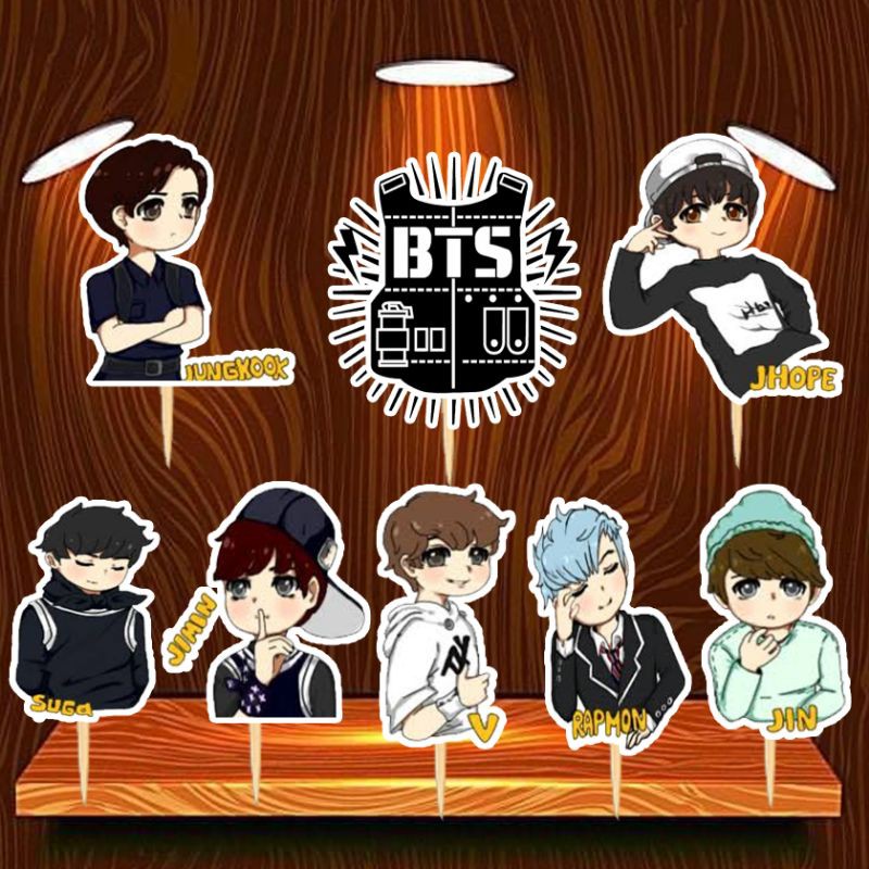 bts theme cupcake cake toppers shopee philippines