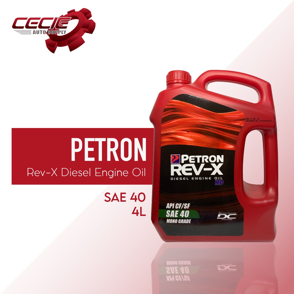 Petron RevX Diesel Engine Oil SAE40 (4L) Shopee Philippines