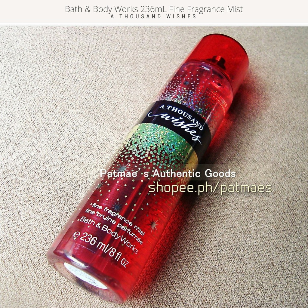 Bath And Body Works Fragrance Mist A Thousand Wishes 236ml