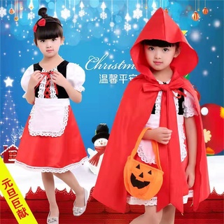 Halloween Children's Costume Girls Little Red Riding Hood #6