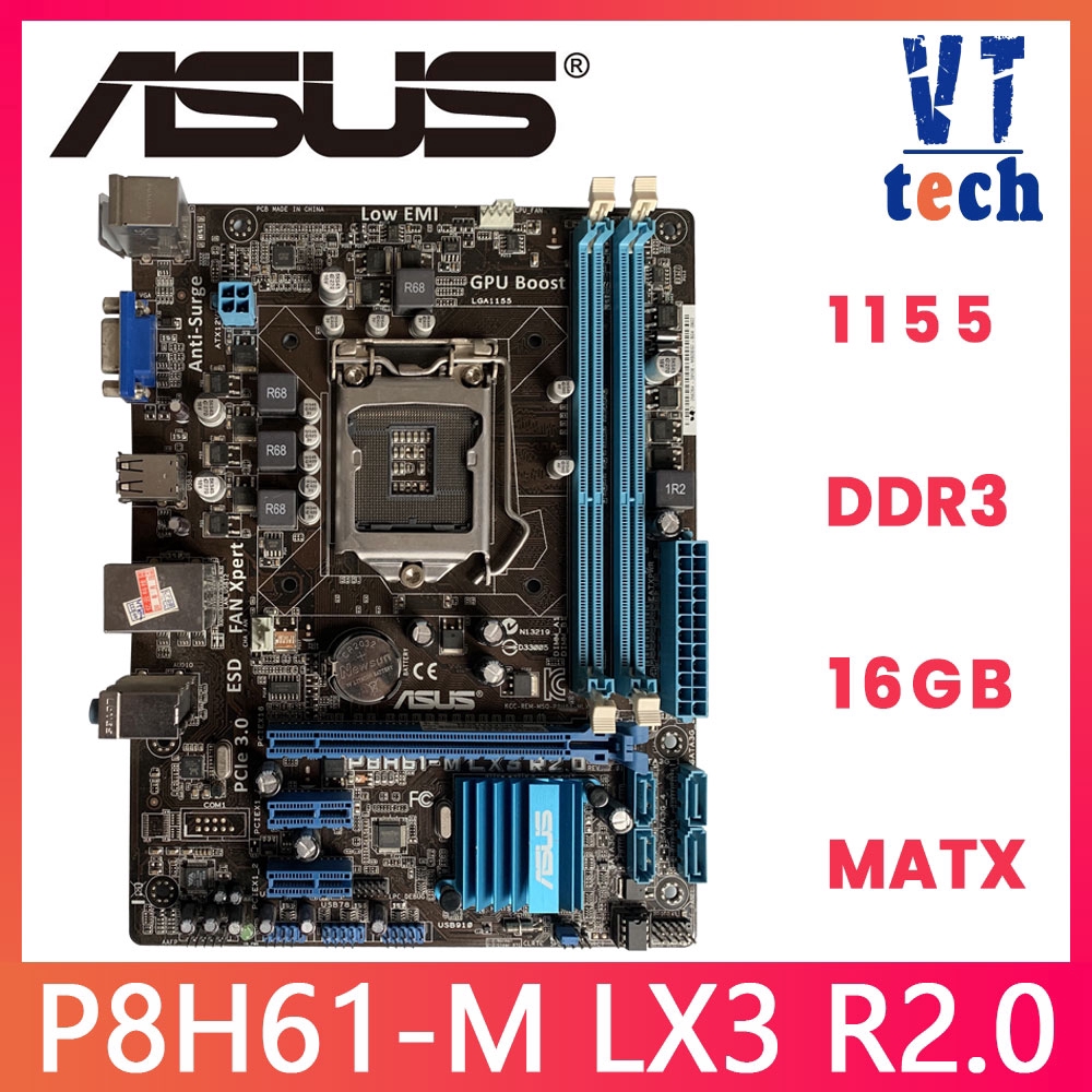 Asus p8h61 m lx3 подключение