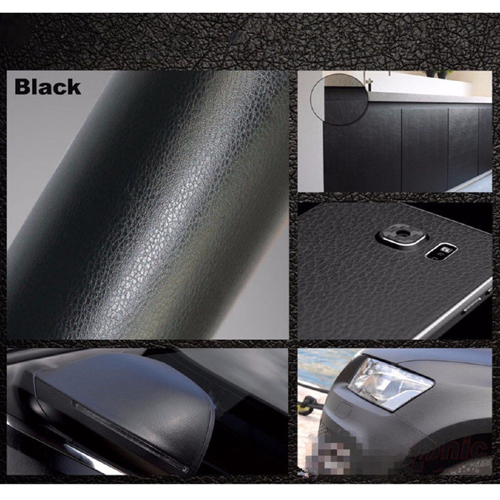 C 12 X 60 Car Grain Leather Skin Textured Vinyl Wrap Stic