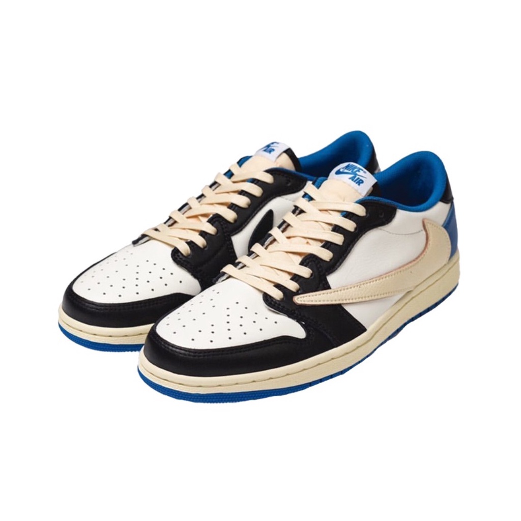 Breathable Fashion Sneakers Fragment Design X Travis Scott X Air Jordan 1 Low Cut For Men Shopee Philippines