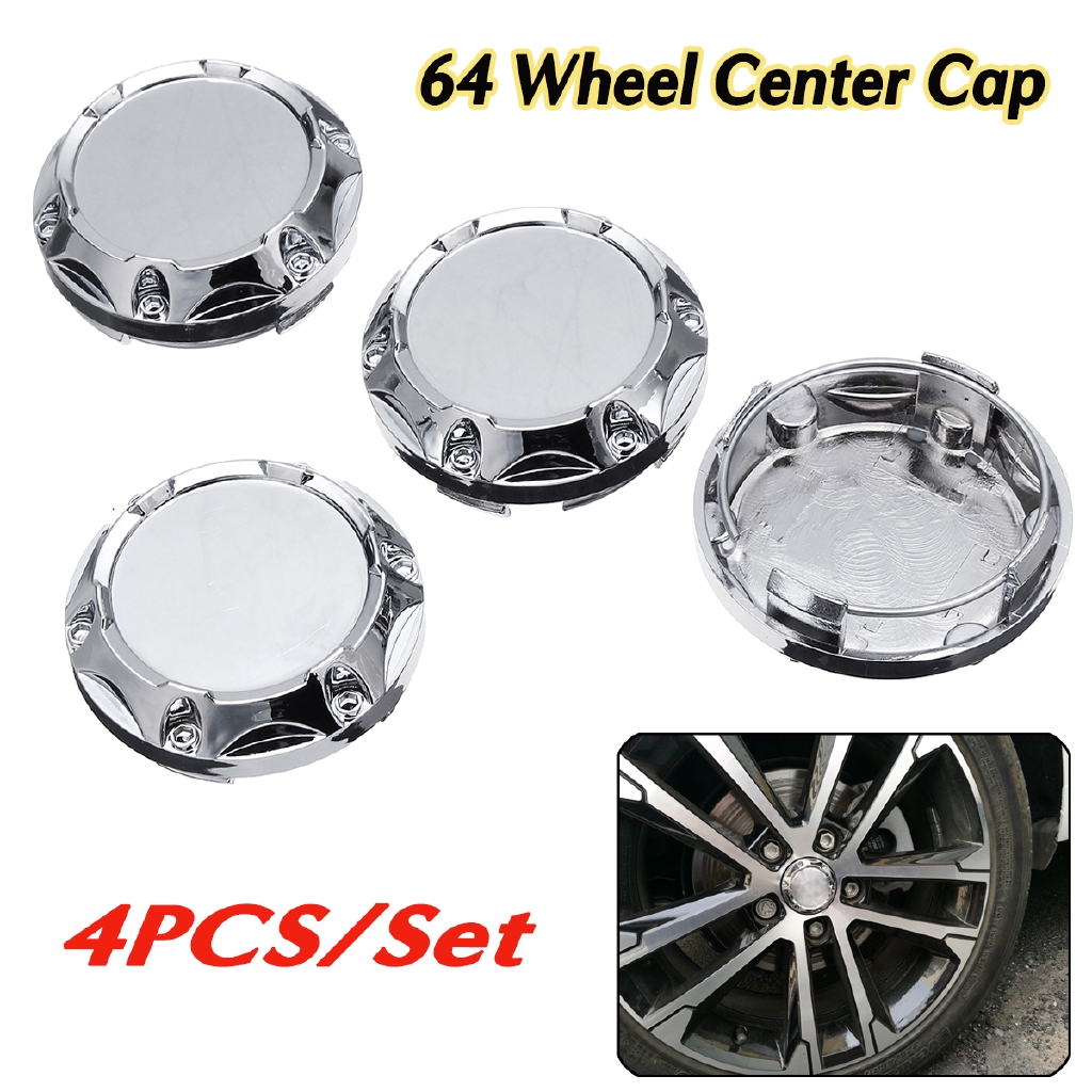 4Pcs 64mm Left Right Universal Car Wheel Center Rim Hub Caps Shopee