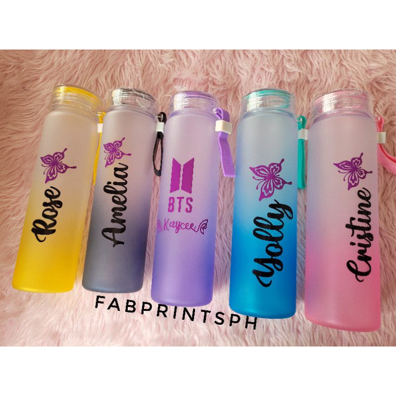 Personalized Tumbler / Frosted tumbler Ombre Tumbler Personalized