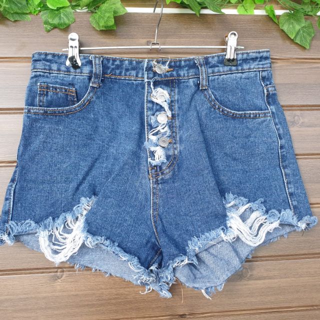 tattered shorts