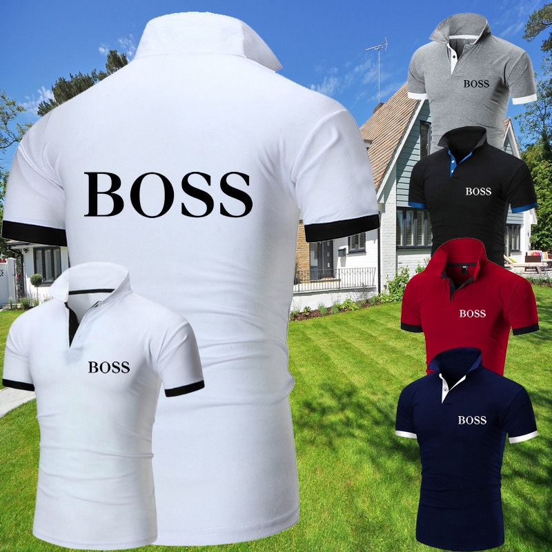 slim fit collar t shirt