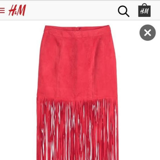 h&m coachella skirt