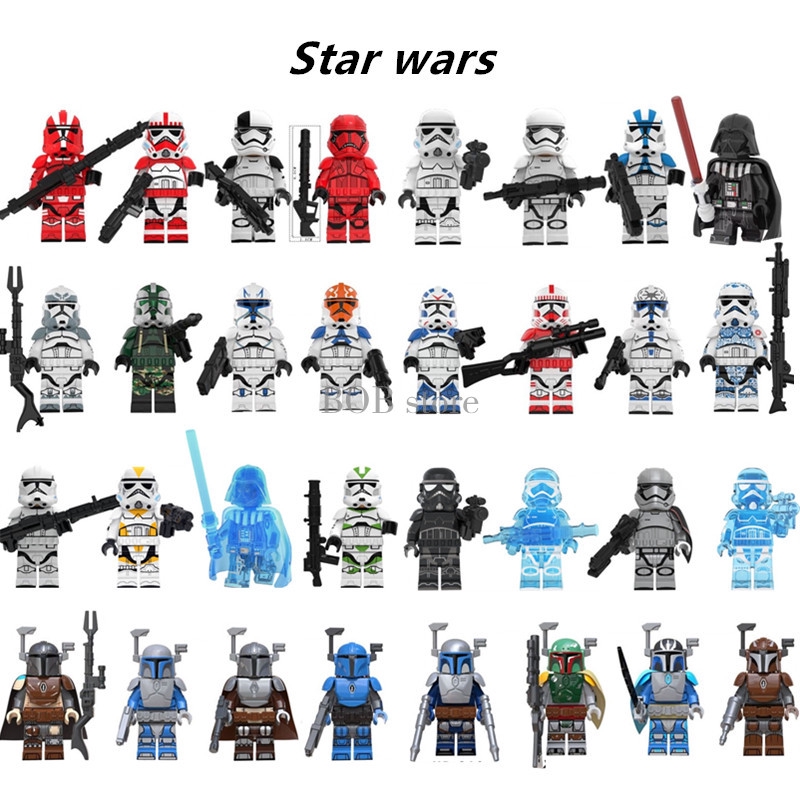 Star War Mandalorian Yodaed Baby Starwars Darth Vader Maul Sith Malgus Han Ewok Building Blocks Toy Lego Minifigures Shopee Philippines