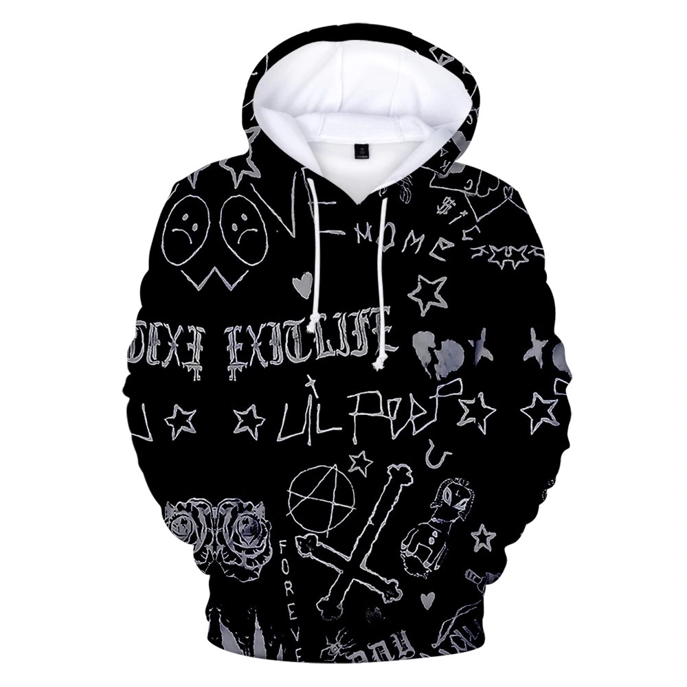 lil peep hoodie crybaby