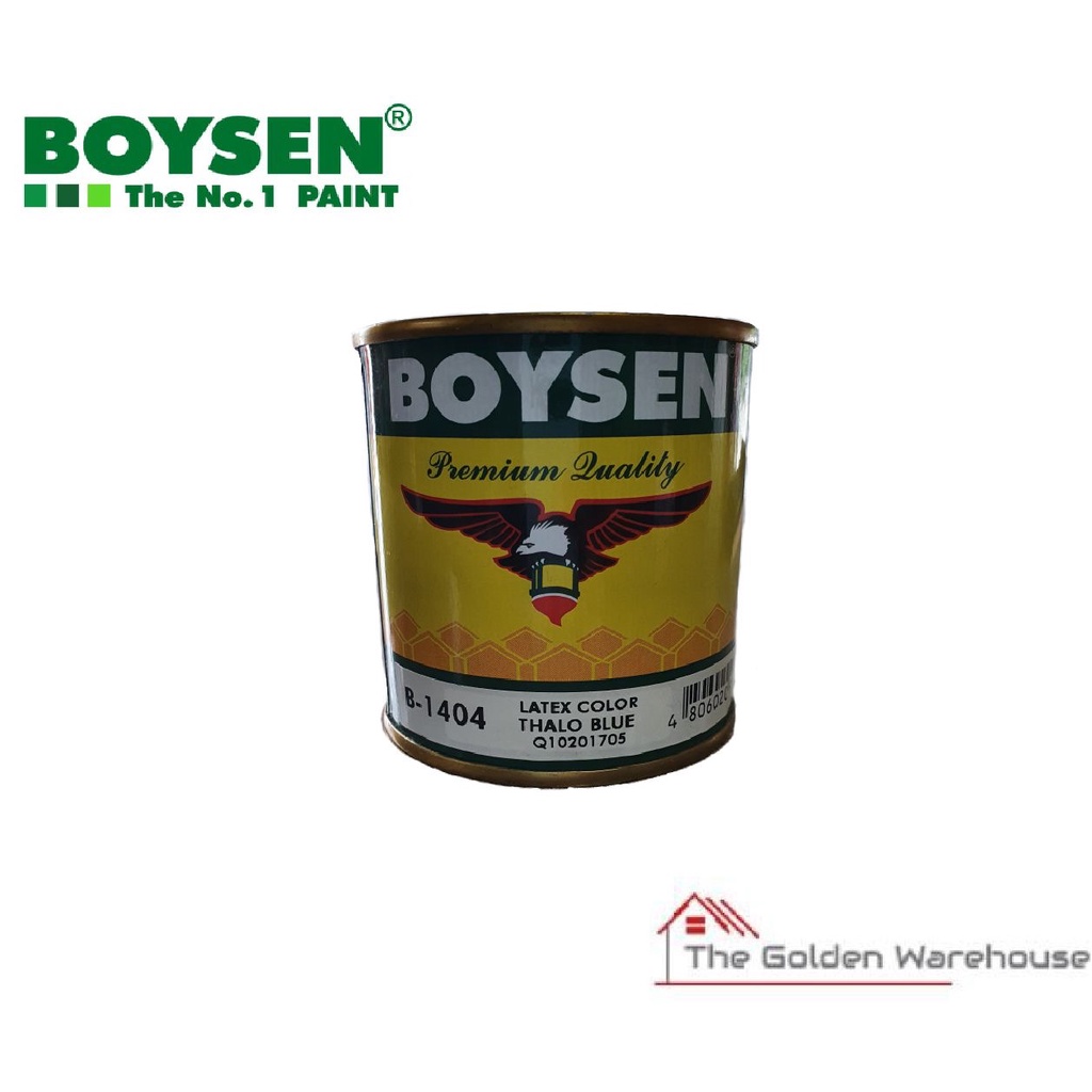 Boysen Latex/Acri Color Thalo Blue 1/4 L | Shopee Philippines