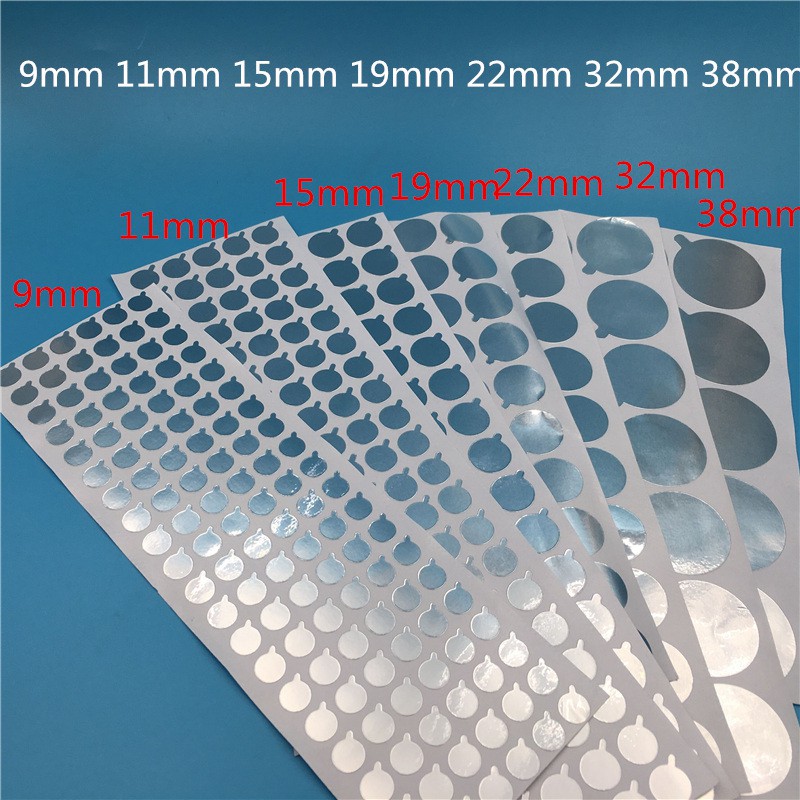 100 pcs Sticker aluminum foil seal accessories Leak prevention Seal sticker