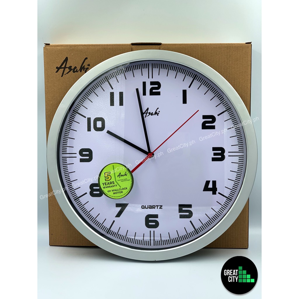 Asahi Wall Clock 349mm Shopee Philippines