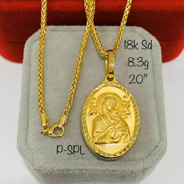 mother and child pendant gold
