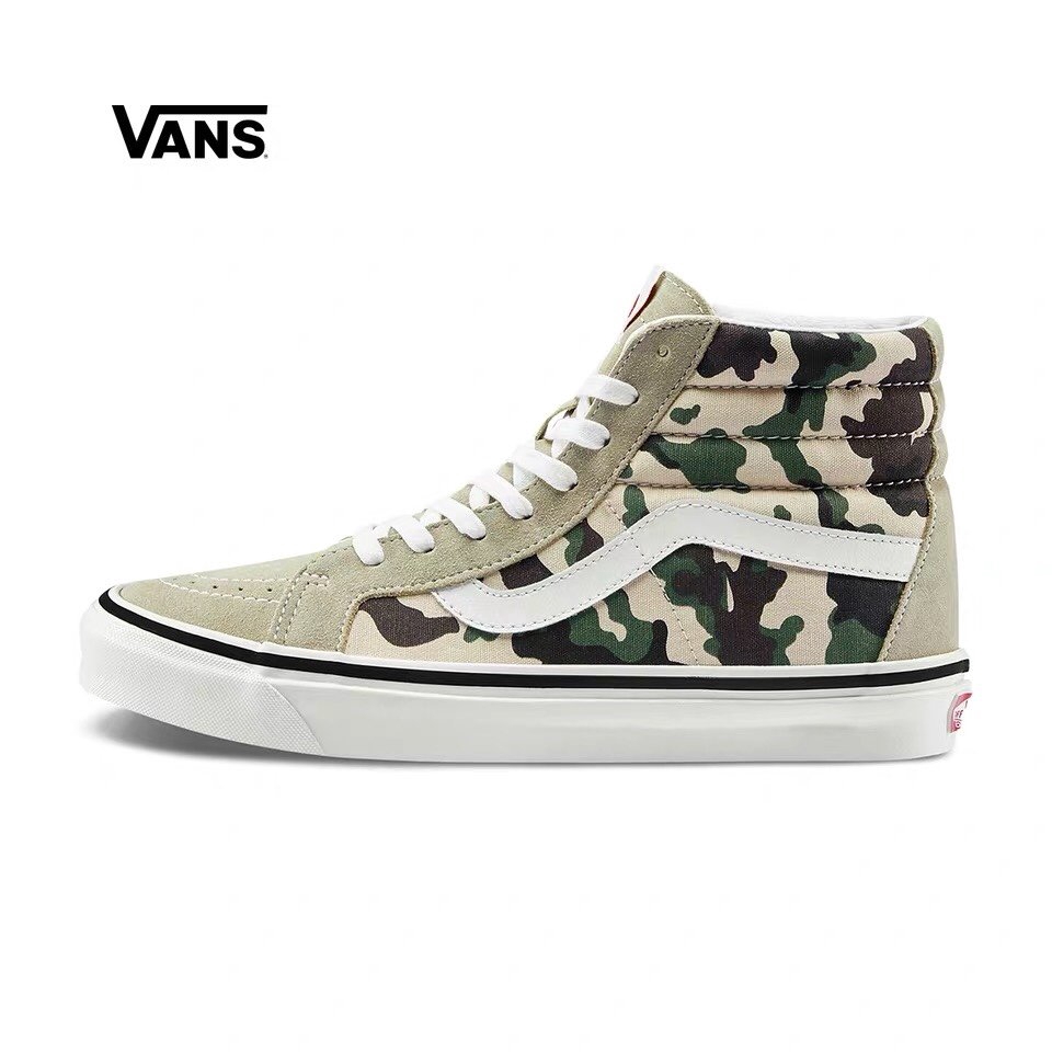 vans high tops camo