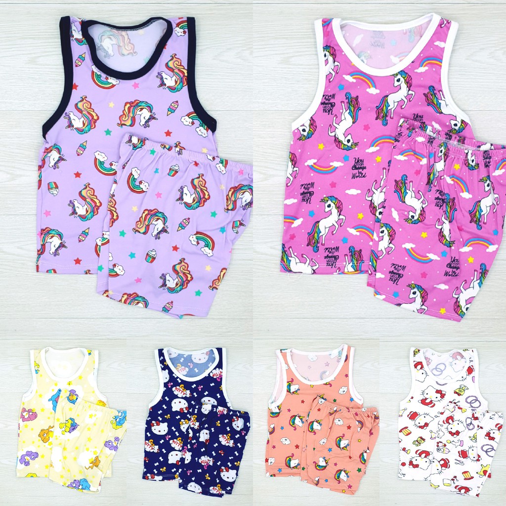 Cotton Spandex Terno Short for Little Girls | Shopee Philippines