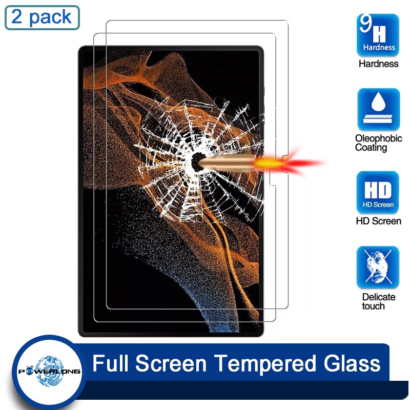 [2 Pack] Tempered Glass Screen Protector For Samsung Galaxy Tab A8 10.5