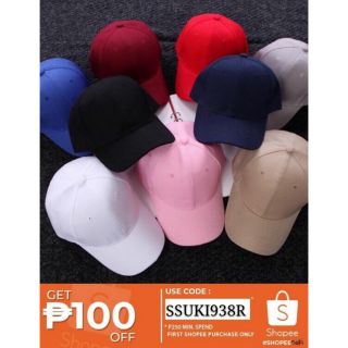 lucky 7 Best selling 8 colors Plain Baseball Cap Unisex #1
