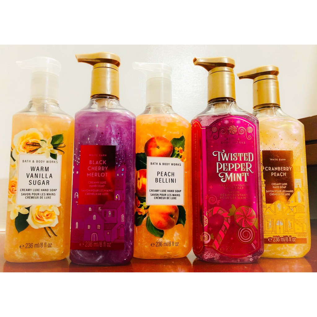 COD Authentic Bath & Body Works Hand Soap and White Barn Hand Soap ...