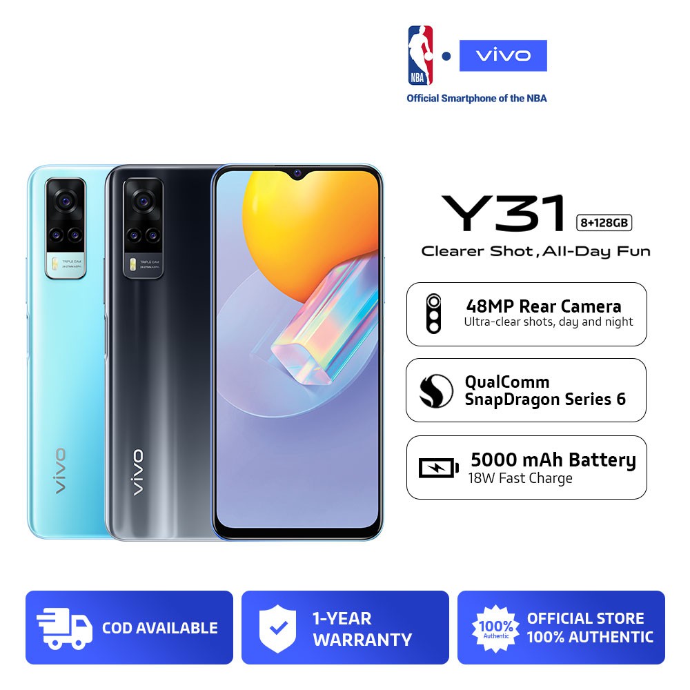 vivo Y31 8GB+128GB, SDM662, 48MP AI Triple Camera, 5000mAh, 18W Fast ...