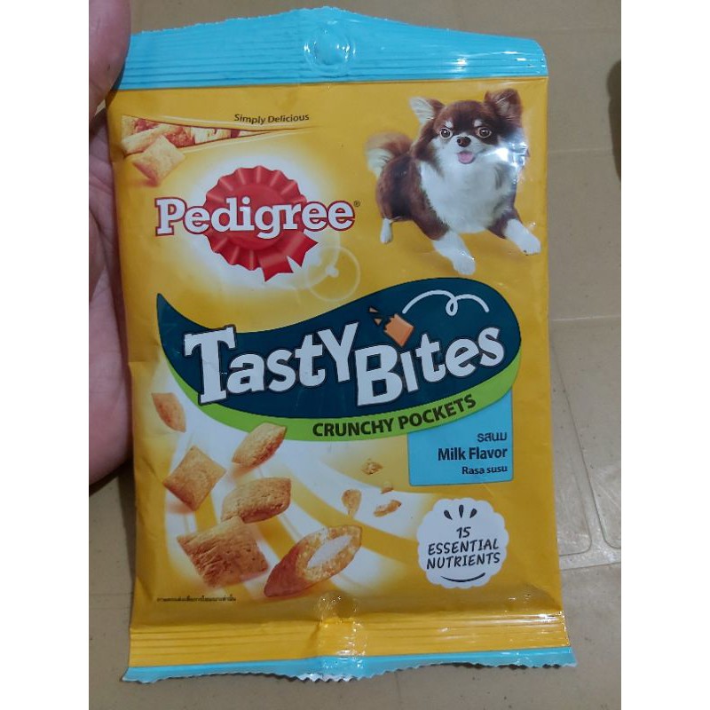 Pedigree Tasty Bites Crunchy Pockets Milk Flavor 60g | Shopee Philippines