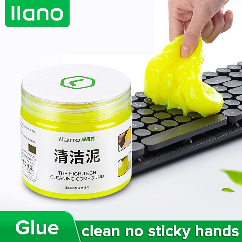 llano Keyboard Cleaning Gel Laptop Cleaning Mud Soft Sticky Dust Cleaner Gum Universal for PC