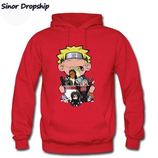 Uzumaki Naruto Akatsuki Ramen Men Hoodies Sweatshirt Warm 