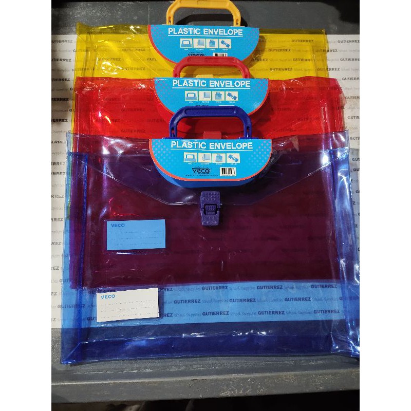 Push Lock Expanded Plastic Envelope With Handle LONG Any Brand Shopee