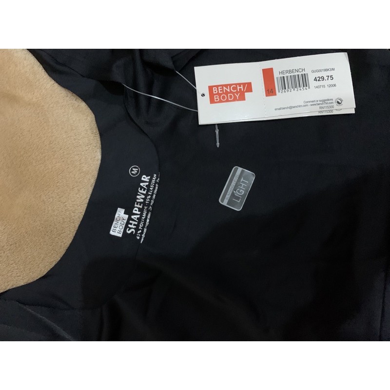 Bench Black Spandex Shapewear Size Medium Shopee Philippines