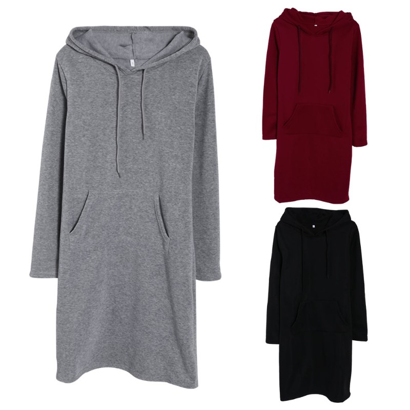 drawstring casual hoodie