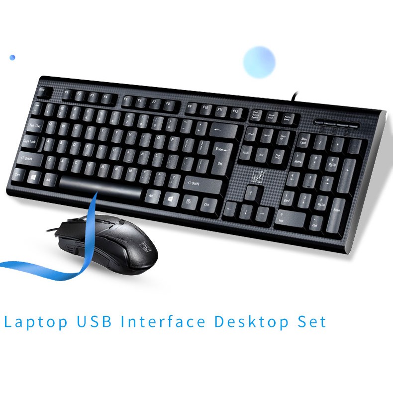 Q9 Wired Basic Keyboard and Mouse Set Gaming Office | Shopee Philippines