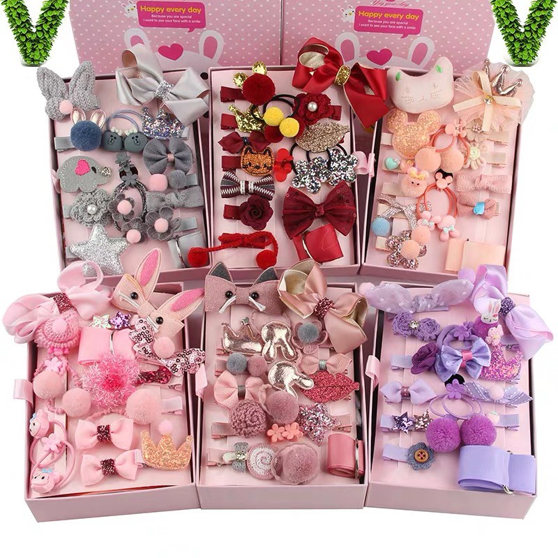 girls hair accessories gift set