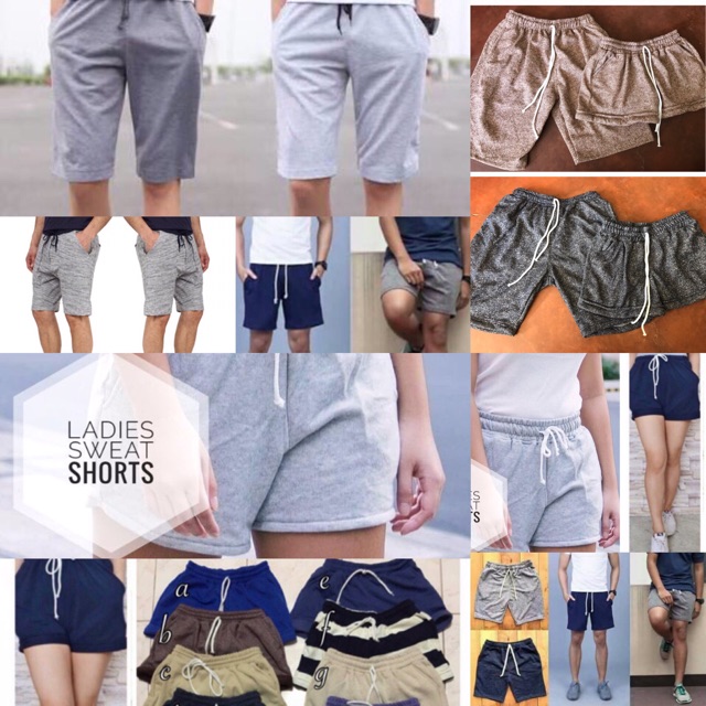 couple sweat shorts