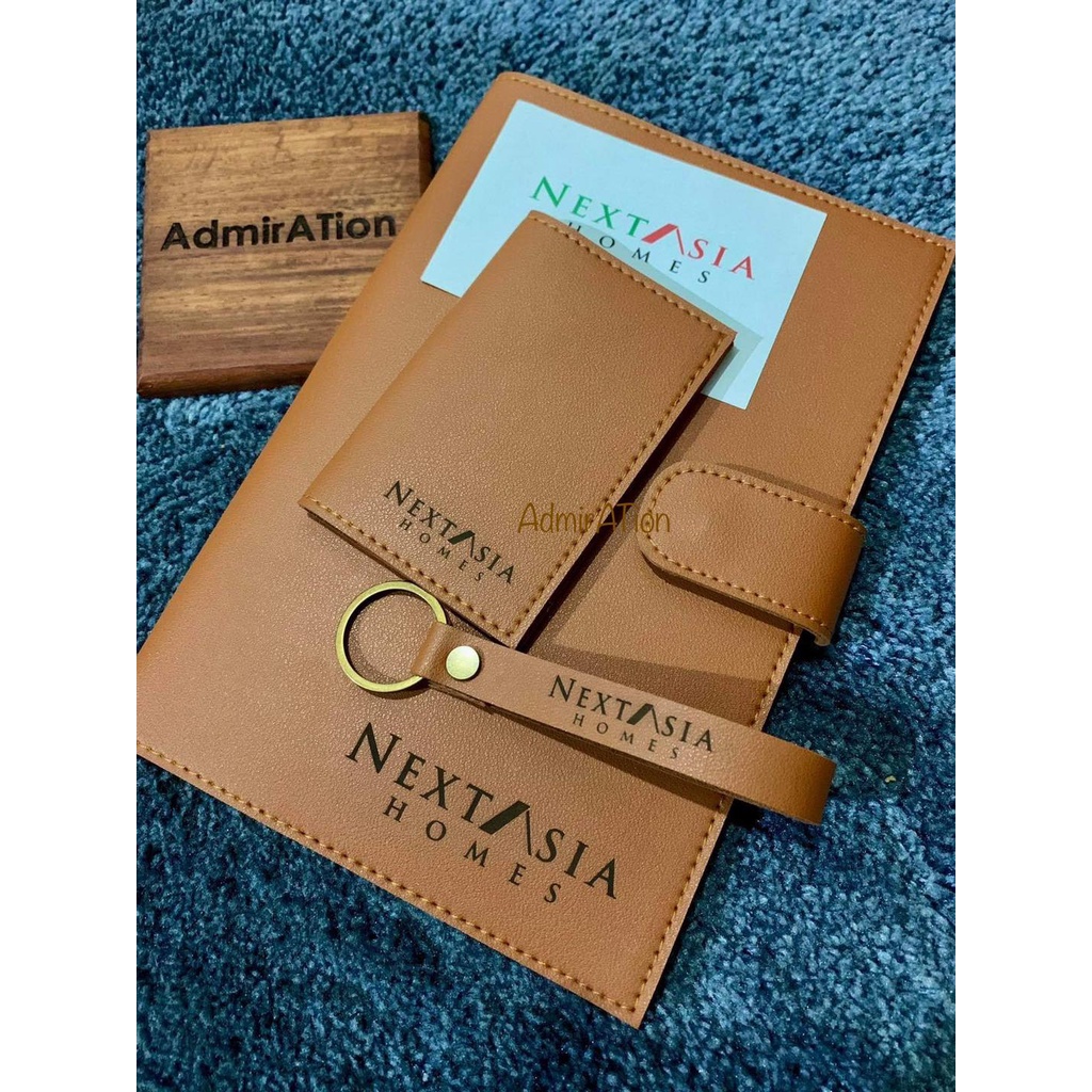 Personalised Gift Set (planner sleeves + card holder + key fob