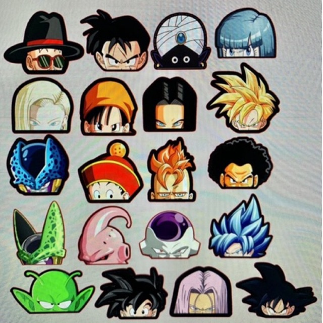 Dragon Ball Sticker Set 20pcs Shopee Philippines