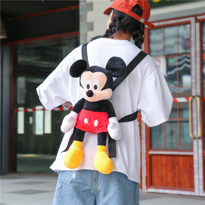 minnie mouse plush backpack