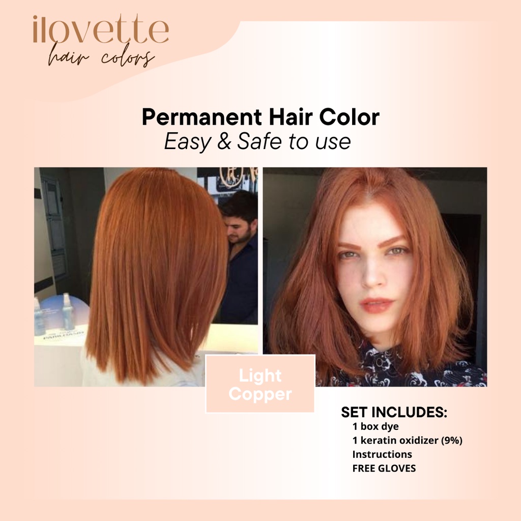 ONHAND] Light Copper (NO BLEACH NEEDED) Safe, effective and affordable hair  color | Shopee Philippines