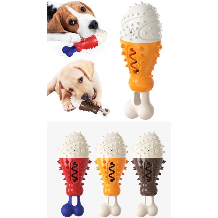 Dog Chew Toys Fun Leaky Food Dog Toys Clean Teeth Interactive Training