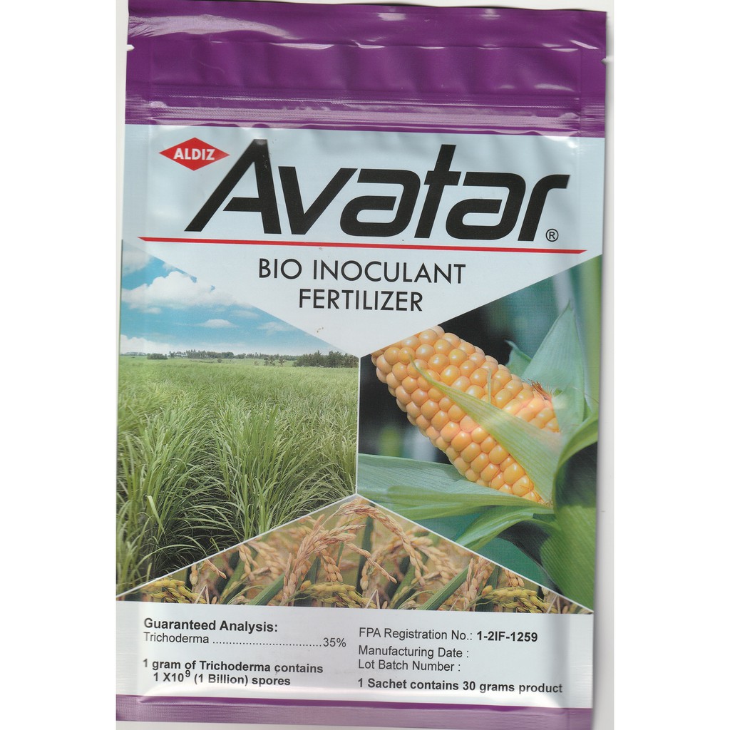 Avatar Bio Inoculant Fertilizer 30grams Trichoderma for Seed Treatment