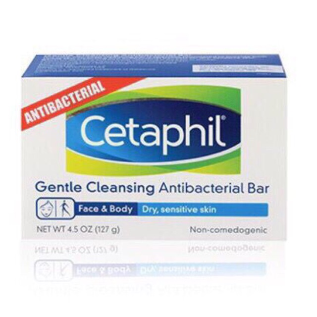 Cetaphil Gentle cleansing Antibacterial Bar Soap Bar 127g ...