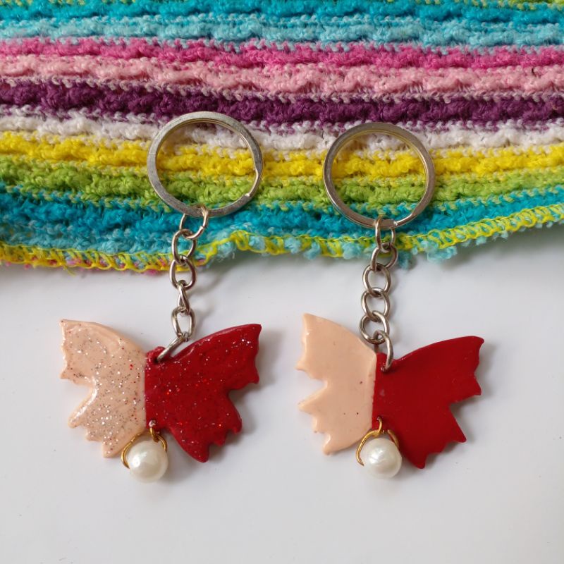 Butterfly Keychain (Polymer Clay) | Shopee Philippines