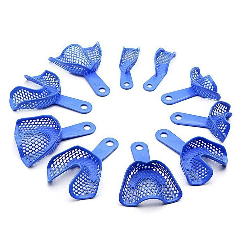 Dental Impression Trays Denture Model Materials 5 Sizes Shopee