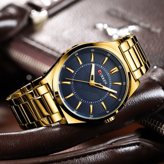 CURREN Men's Watches Fashion Simple Casual Business Sports Stainless Steel Quartz Waterproof 8407X #7