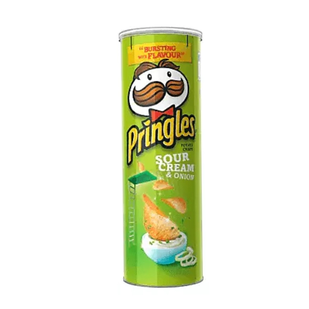 Pringles Sour Cream & Onion Potato Crisp 107g | Shopee Philippines