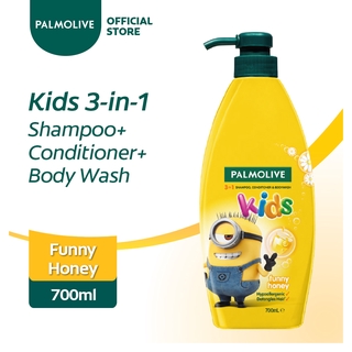 Palmolive Kids Minions 3-in-1 Shampoo, Body Wash and Conditioner Funny Honey 700ml
