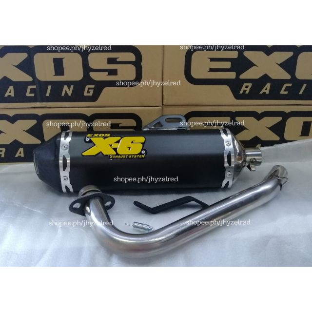 EXOS X6 pipe for Mio Sporty/ amore / fino carb Shopee Philippines