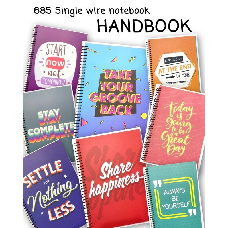Spring Leaf Handbook 685 Spiral Notebook Shopee Philippines