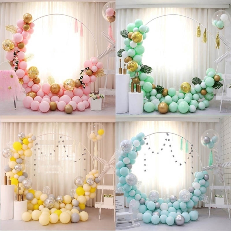 120PCS Balloon Garland Arch Macaron Balloon Decorations