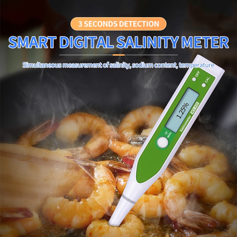 Electronic Salinity Meter Digital Salinity Meter Kitchen Food Soup