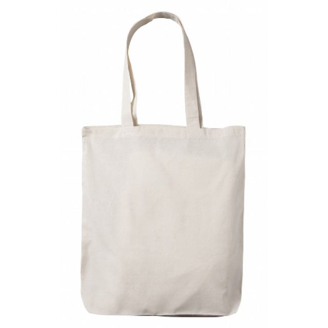 plain white tote bag